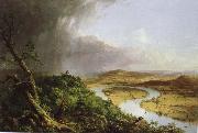 Thomas Cole Zigzag bend France oil painting artist